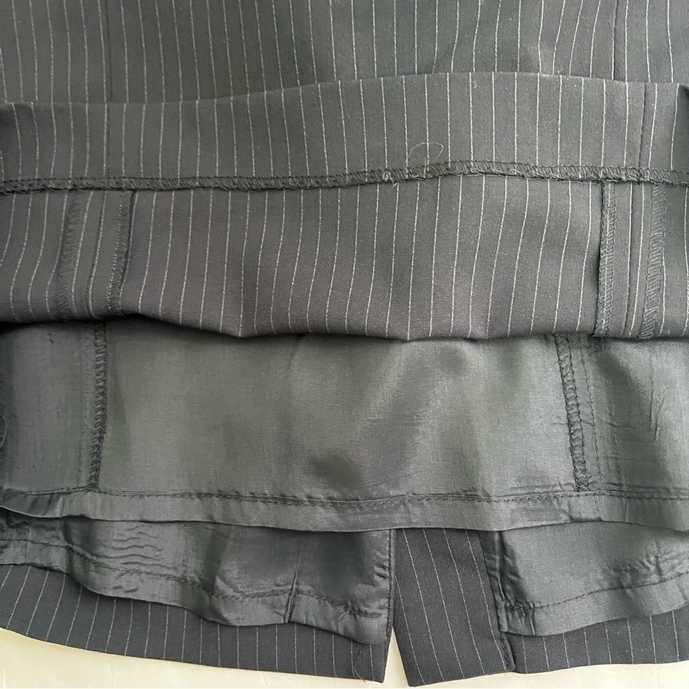 Tahari Women’s Career Business Women’s Dress Sz 4 Very Dark Blue Pin Striped - Picture 7 of 14